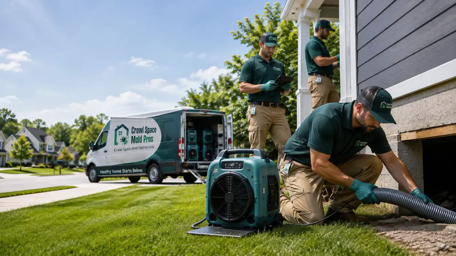 Crawl Space Mold Removal in Sherman, CT